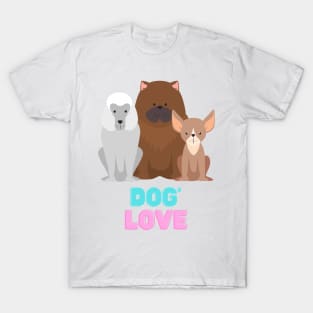 Love dog my family T-Shirt